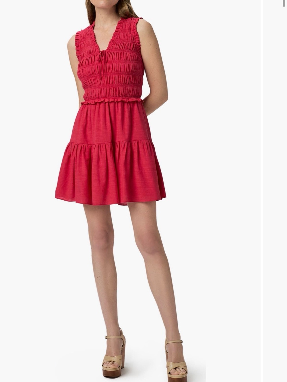 NWT Paige - Fraise Sleeveless Smocked Mini Dress in Raspberry Pink - Size Medium